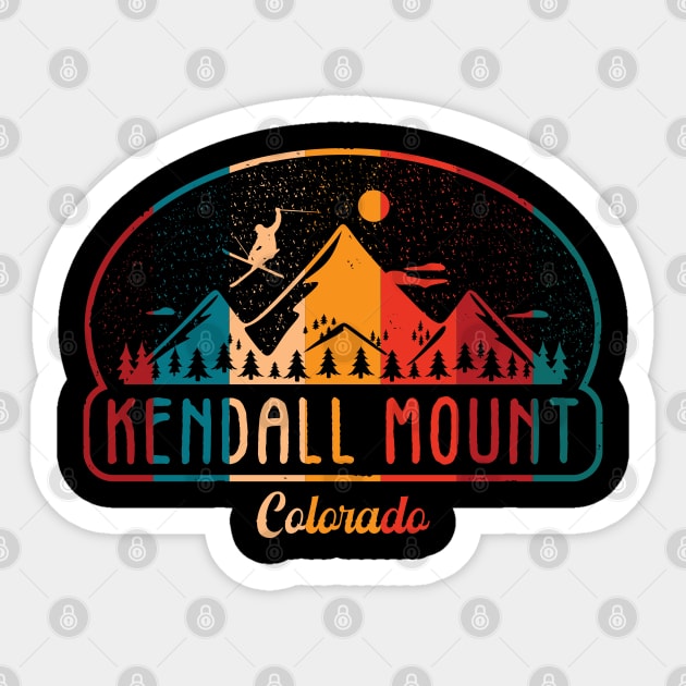 Kendall Mountain  COLORADO Sticker by Niceartshop